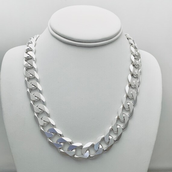 15mm SOLID 925 HEAVY Sterling Sliver 