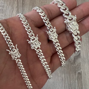 Men's Chain / Silver 6mm Curb Chain Necklace for Men or Woman / Stainless  Steel Waterproof Silver Necklace / Thick Chunky Curb Chain / Gift 