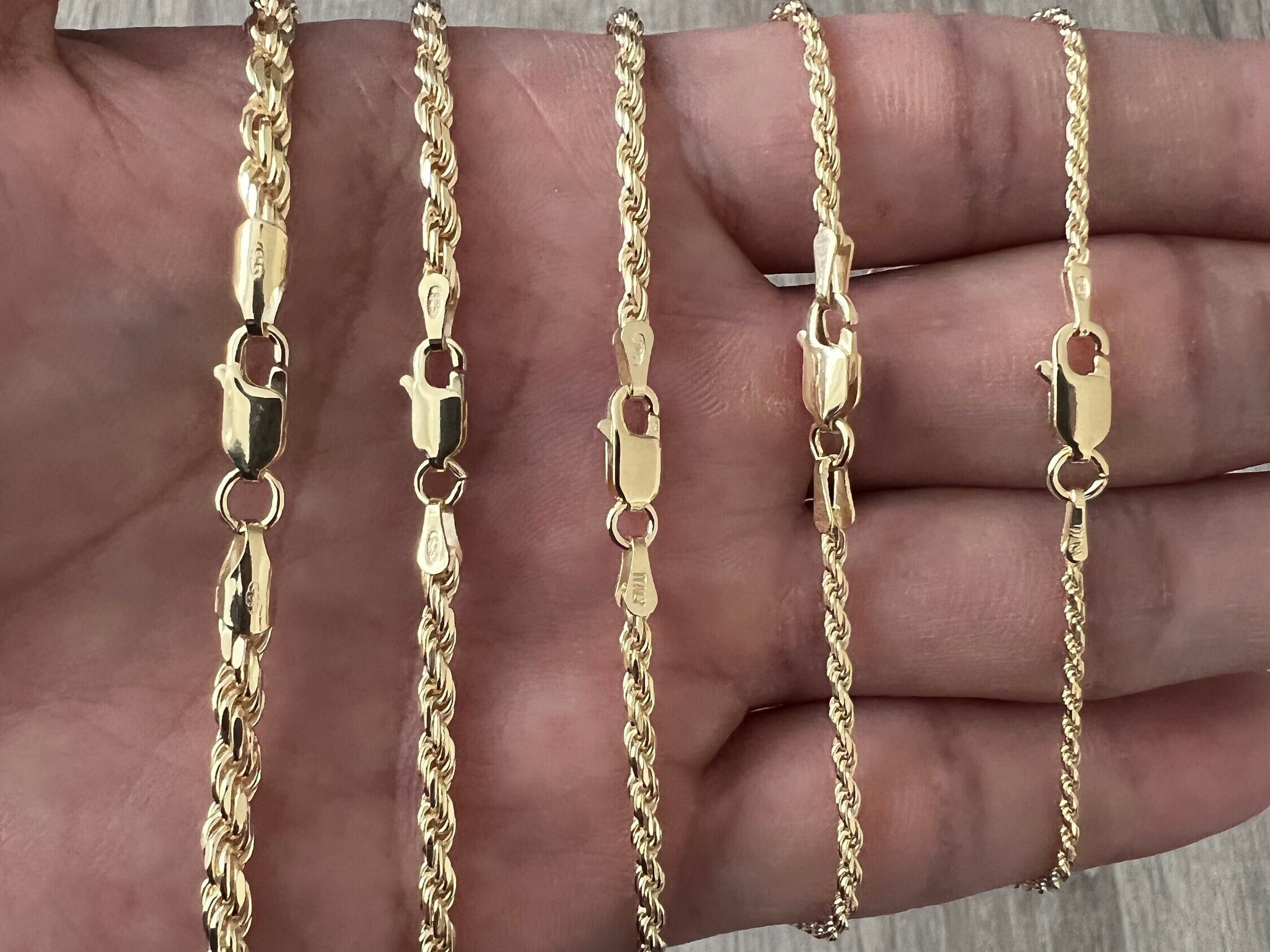 14k 4mm Rope Chain -  Canada