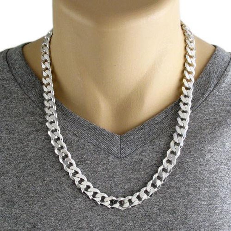 11mm silver cuban link chain Clearance