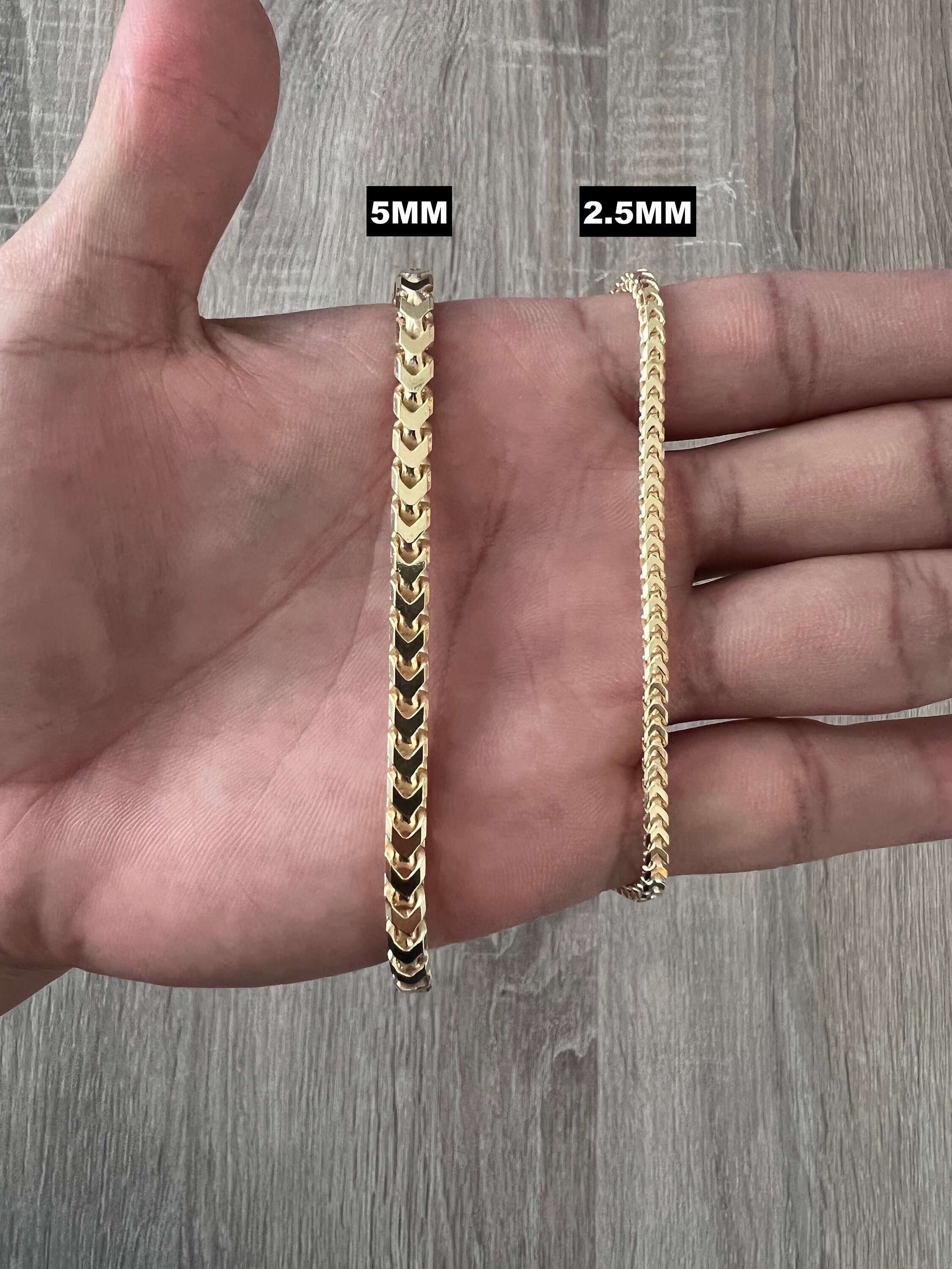 Vermeil Rope Gold Chain (2.5mm)