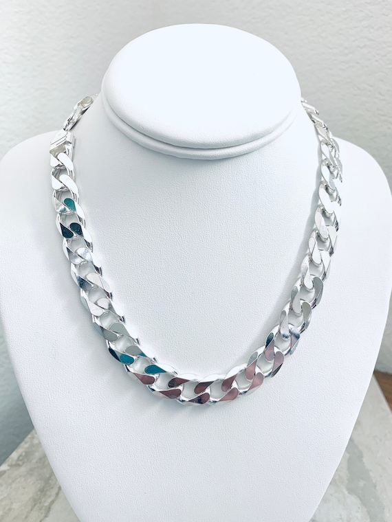 13mm sterling on sale silver chain