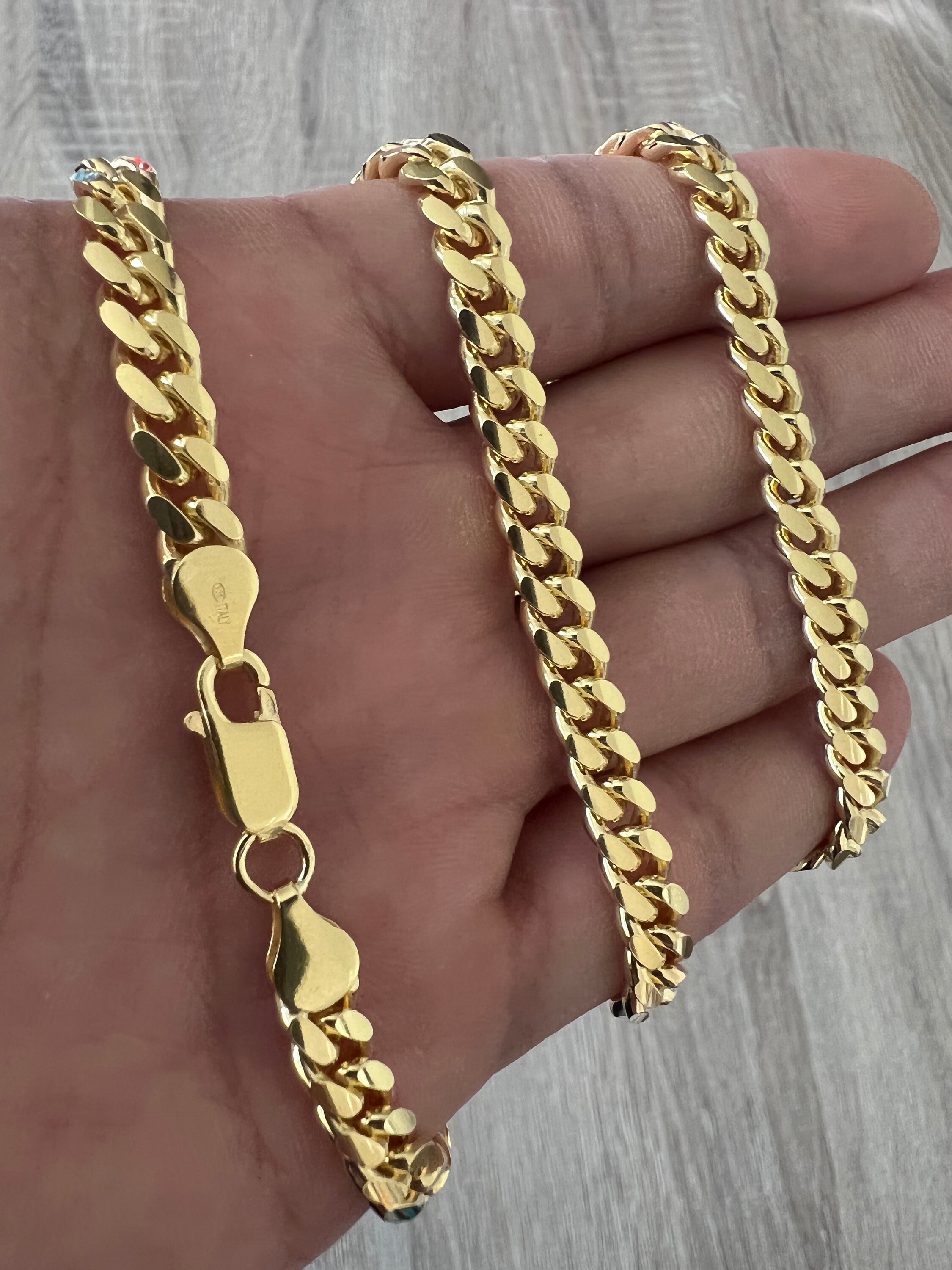 14k vermeil cheap cuban link