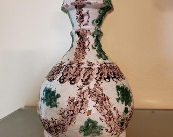 Vintage art ceramic studio mid century modern vase