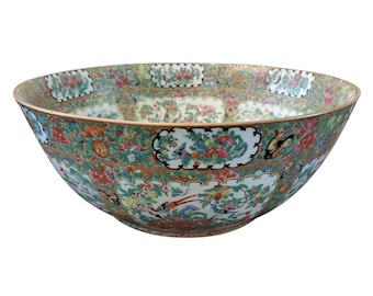 Antique Chinese Porcelain 200 Years Old Palace Bowl