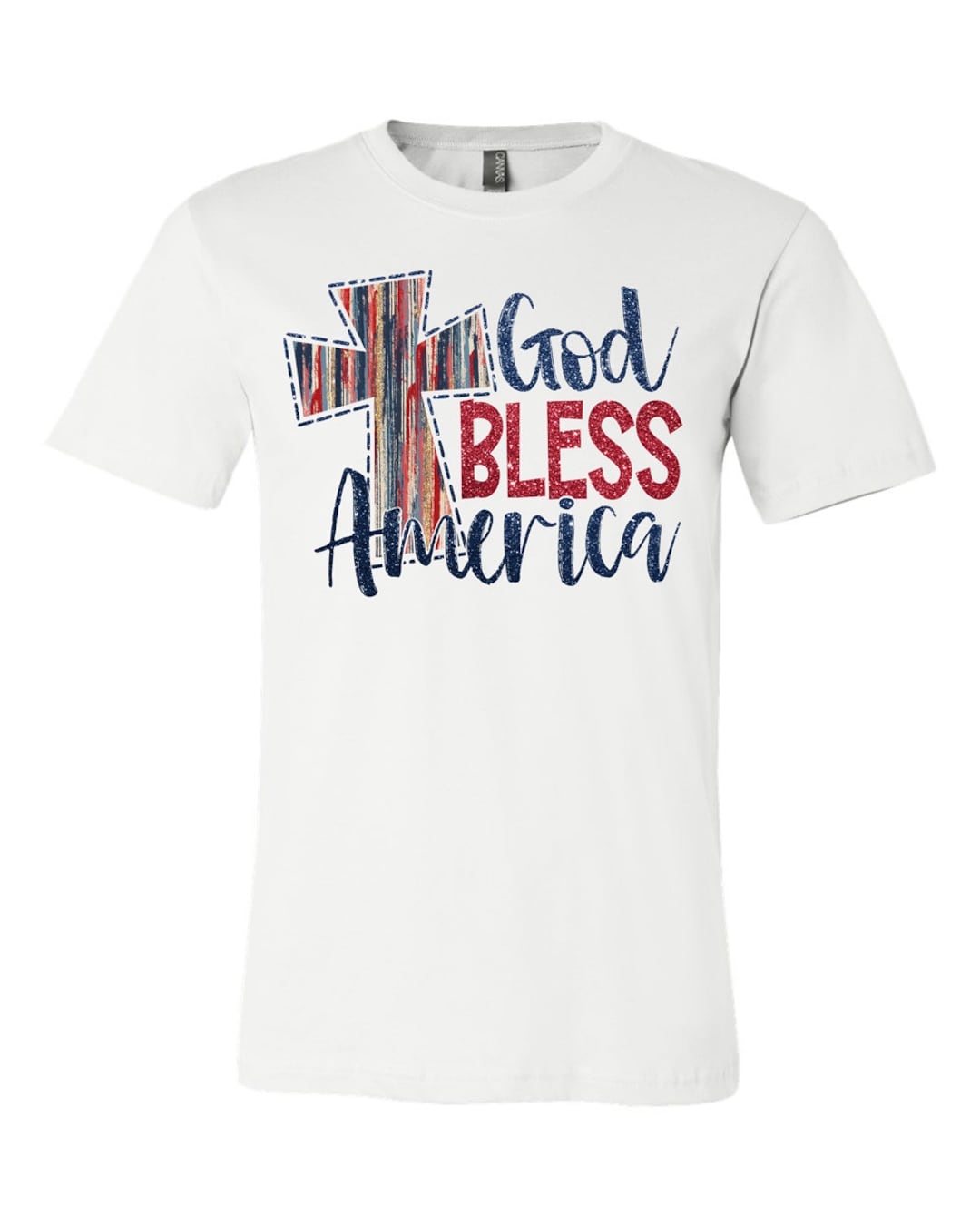 God Bless America Cross Unisex Tshirt - Etsy