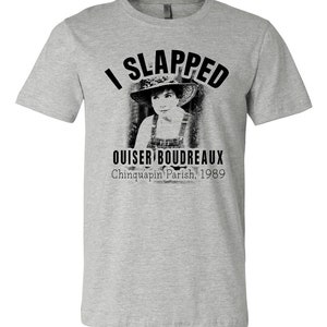 I slapped Ouiser Bordeaux unisex tshirt