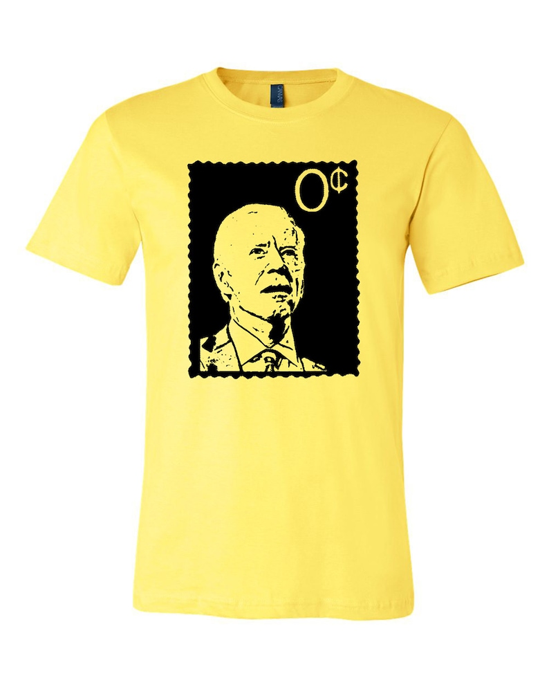 Biden zero cents sense unisex tshirt yellow