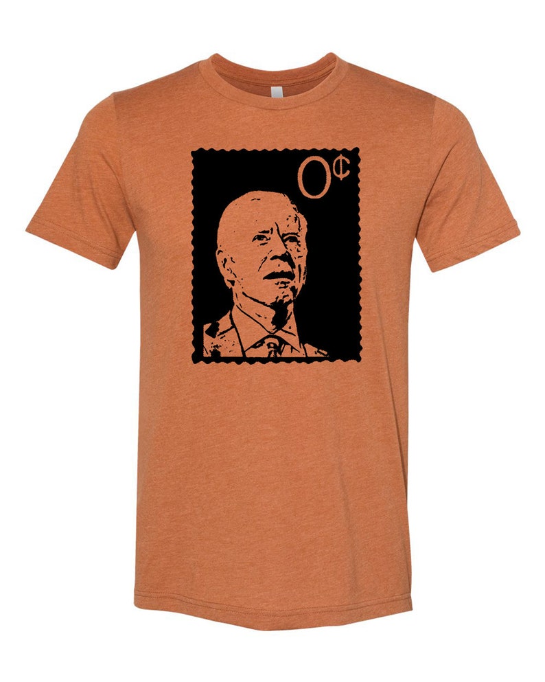 Biden zero cents sense unisex tshirt heather autumn