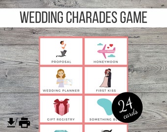 Bridal Charades Etsy Bridal Charades Etsy
