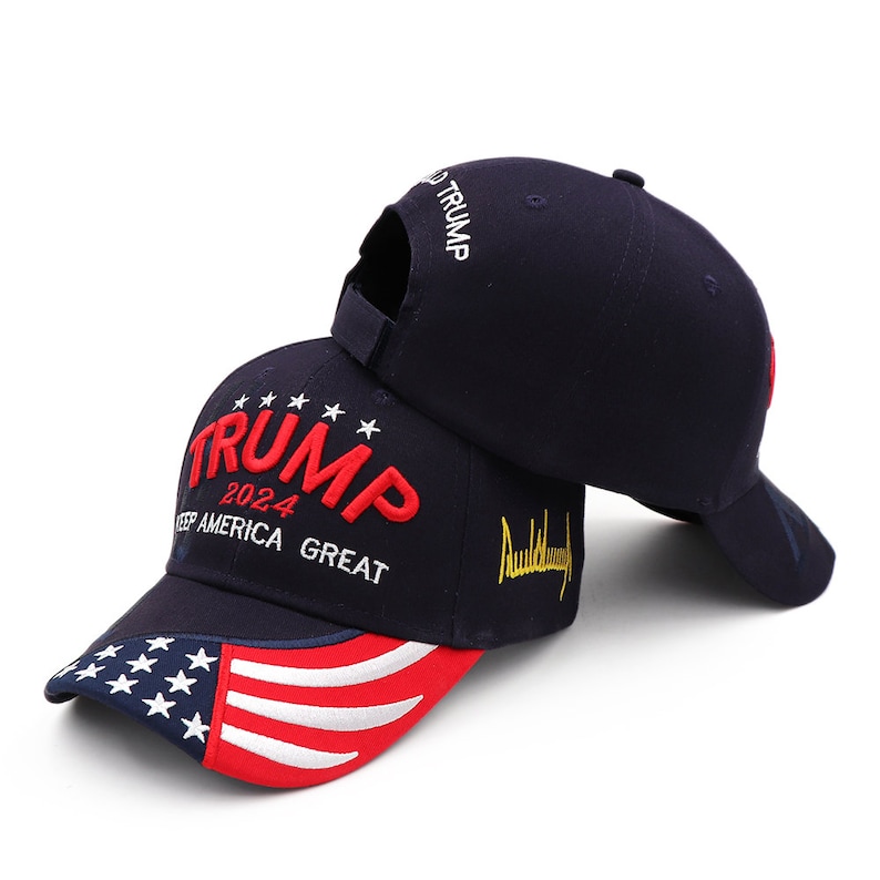 Donald Trump 2024 Cap Camouflage USA Flag Baseball Caps Make Etsy