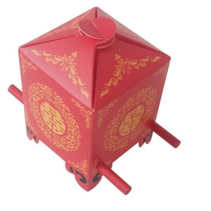 50 piezas de silla de manos para novia, estilo chino tradicional, cajas de regalo para dulces, cajas de papel para regalos de boda