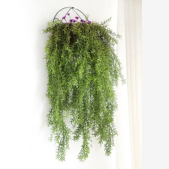 2 Stck 76 cm Kunstperle Gras Blumenampel Blumenranke Kunststoff Kunstpflanzen  Efeu-Girlande - Etsy.de