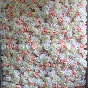 Flower Wall Backdrop Panel For Party Birthday Decoration Artificial Rose and Penoy Floral Wall For Wedding Photography Backdrop 40*60CM