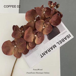 2 szt. Sztuczny kwiat motyl orchidea 37" stół weselny Phalaenopsis