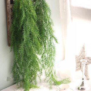Bundle Artificial Hanging Plant Faux Leaves Grass Greenery Garland Fake Plants Vines Flower Arrangement Wedding Decoration Wall Outdoor