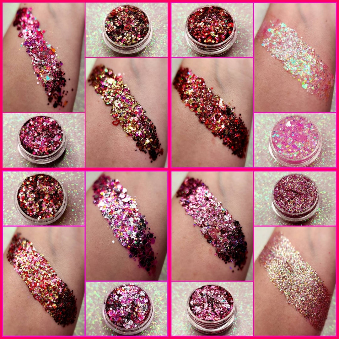 Body Glitter Face Glitter Gel Makeup Hair Eye Valentines Etsy