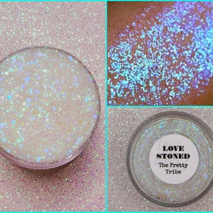 Glitzer-Gel, Gesicht Körper Glitter Gel Make-up, Augen Glitter, Haar Glitter, Festival, Rave, Violet, Aqua, Opal, Pink, irisierend, Euphoria, jubeln