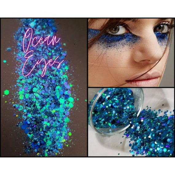 Chunky Glitter Gel Face & Body Art Holographic Face Paint
