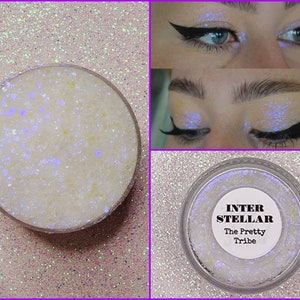 Face Glitter, Body Glitter Gel Makeup, Eye, Hair, Festival, Rave, Violet, Purple, Opal, Iridescent, Euphoria, Budge Proof, Cosmetic, Fine