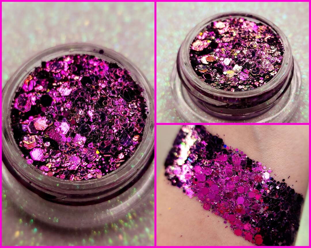 Face Body Glitter Gel, Makeup, Eye, Hair, Festival, Rave, Duochrome