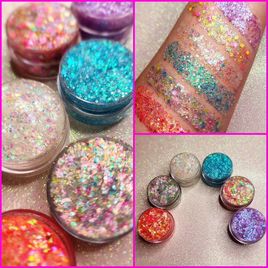 Face Glitter Body Glitter Gel Eye Makeup Cosmetic Hair Etsy