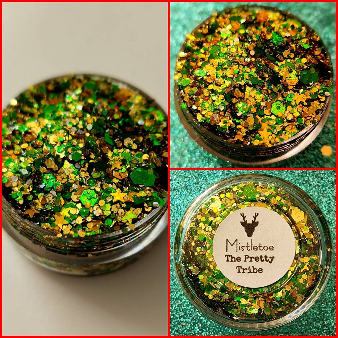 Body Glitter, Face Glitter Gel Makeup, Eye, Hair, Christmas, Gift Set