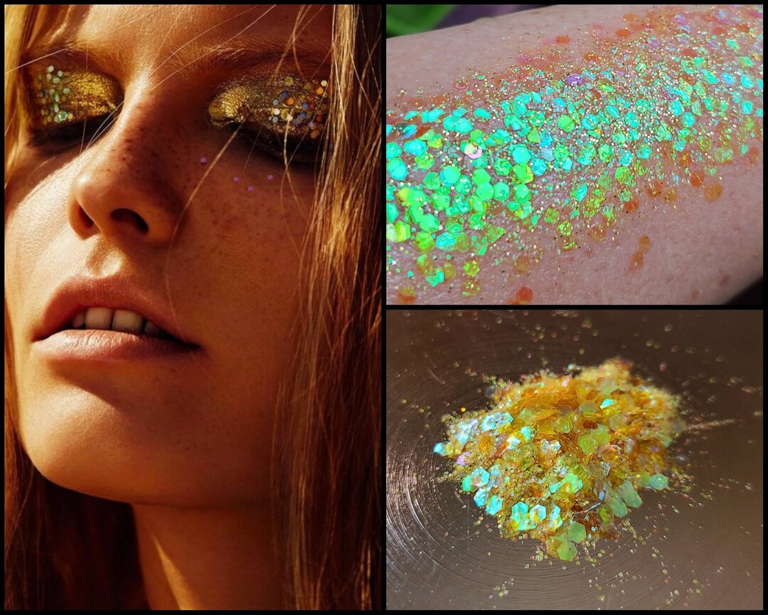 Face Glitter Body Glitter Gel Eye Makeup Hair Rave Etsy