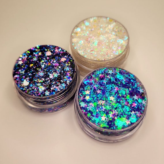 Glitter Face + Body Gel Lavender 10ml Make Up Unisex Glitter Face + Body Gel Lavender 10ml Make Up Unisex