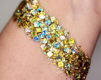 Body Glitter, Glitter Gel, Eye Glitter Makeup, Hair Glitter, Face Glitter, Kids, Holographic, Gold, Silver, Rave, Festival, Cheer, Party