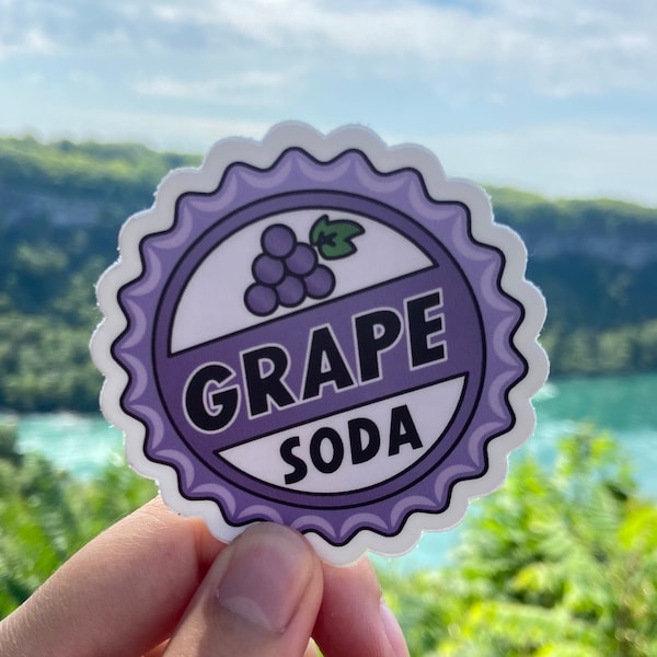 Grape Soda Pin Sticker / Grape Soda Decal / Vinyl Sticker / Up Sticker / Up Movie / Disney Sticker/ Pixar Decals