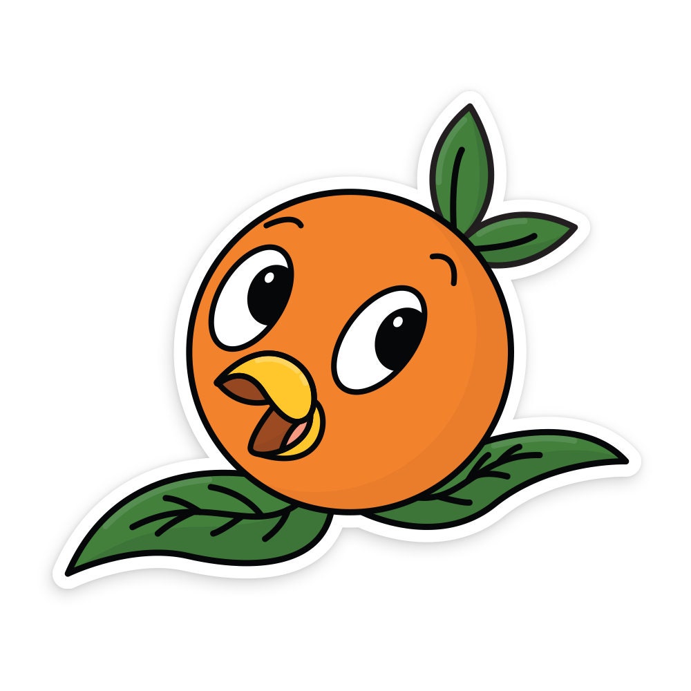 Orange Bird Sticker / Walt Disney World Sticker / Epcot | Etsy