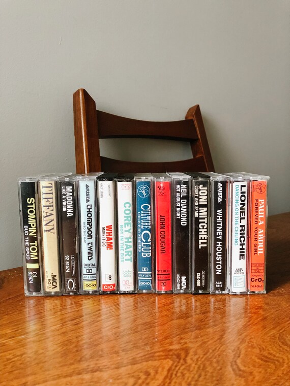 Retro 70's 80's & 90's Cassette Tapes Various Etsy