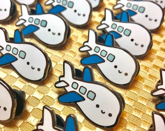 Airplane Enamel Pin