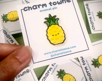 Kawaii Pineapple Enamel Pin