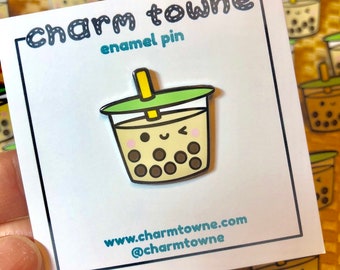 Fat Boba Enamel Pin