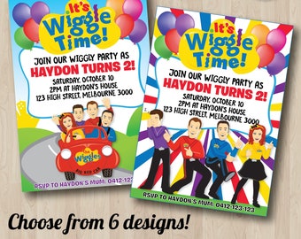 Wiggles Invite Etsy