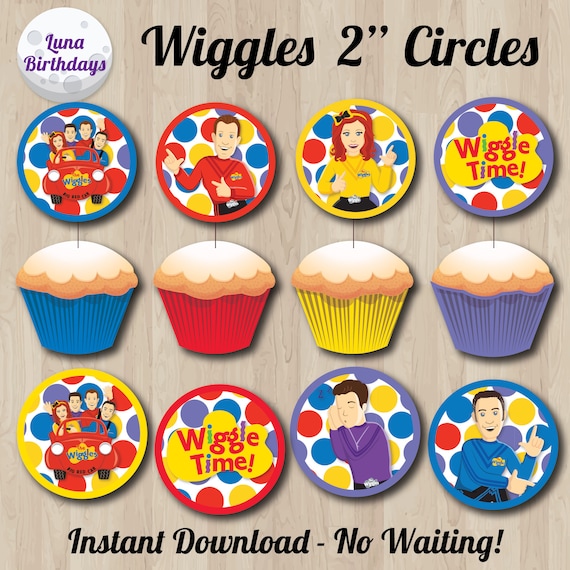 Cup Cake Toppers Decorations Party Birthday 24 Circle Uruguay Flags