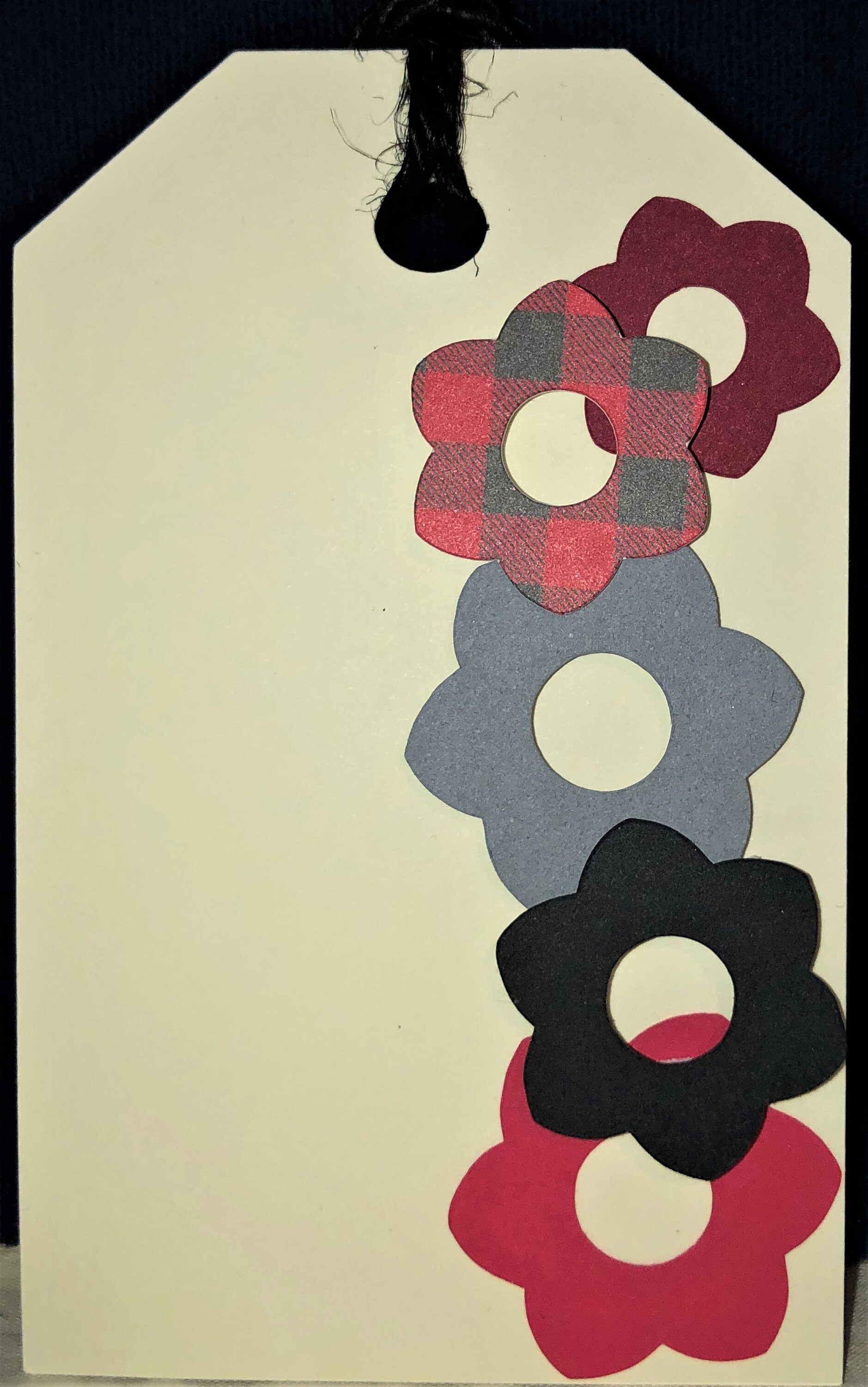 Flower gift tag set of 5 any occasion Etsy