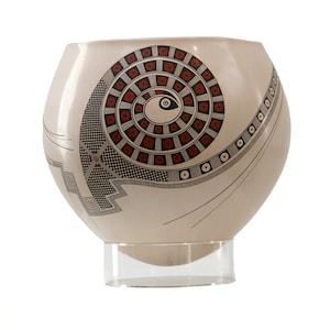 Ceramics from Mata Ortiz - The Coralillo and The Swallow - 30 cm. 12 in. - Diego Valles - Mexican folk art
