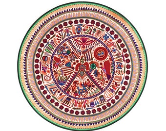 Nierika of Huichol Circle Yarn - Nakawé - 160 cm. - 64in.