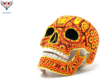 Huichol Art Skull Tuinurite I