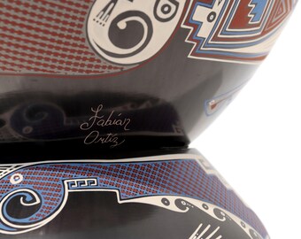 マタ・オルティス陶器 - 模様 - 60 cm、24インチ - 伝統的なメキシコ