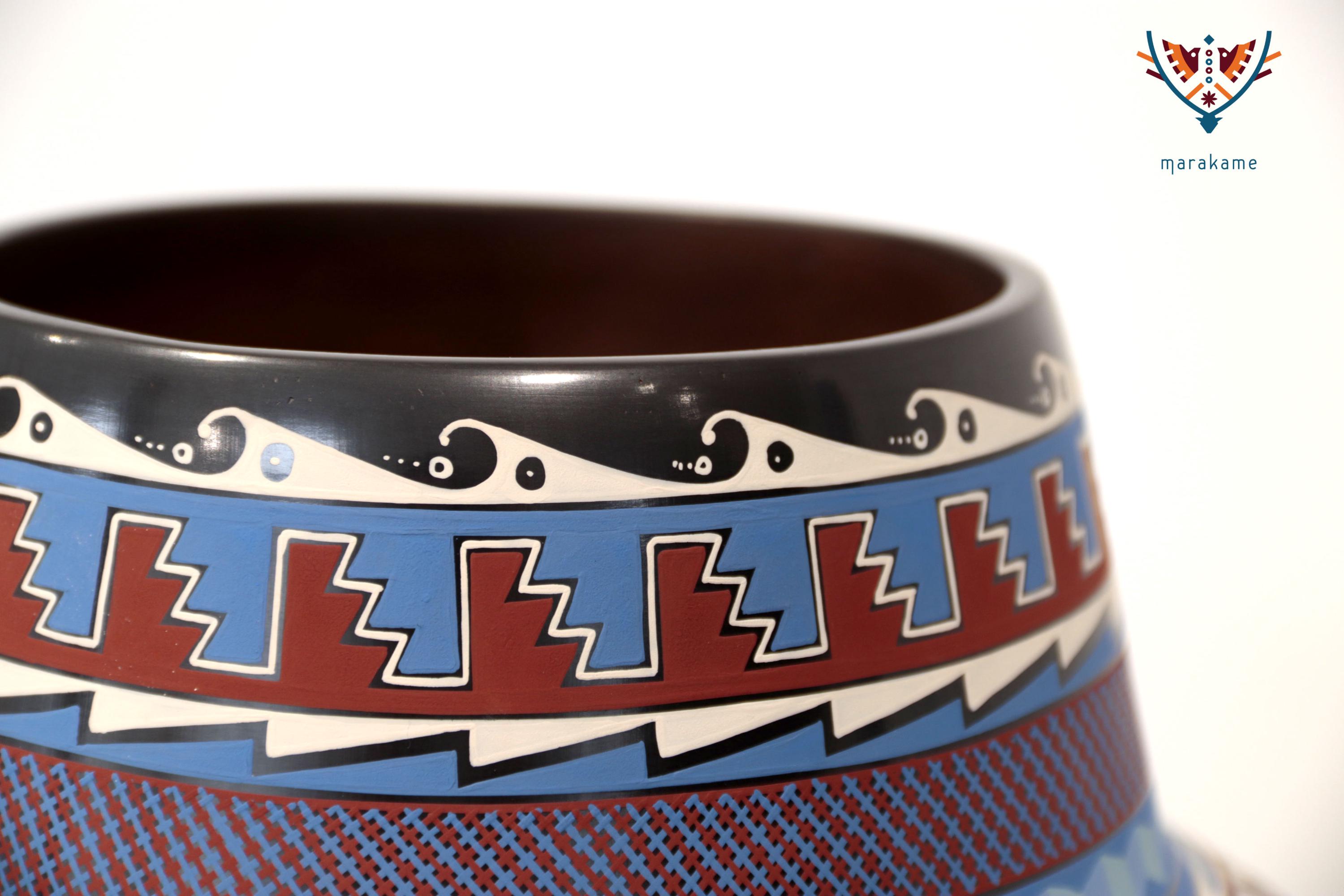 マタ・オルティス陶器 - 模様 - 60 cm、24インチ - 伝統的なメキシコ