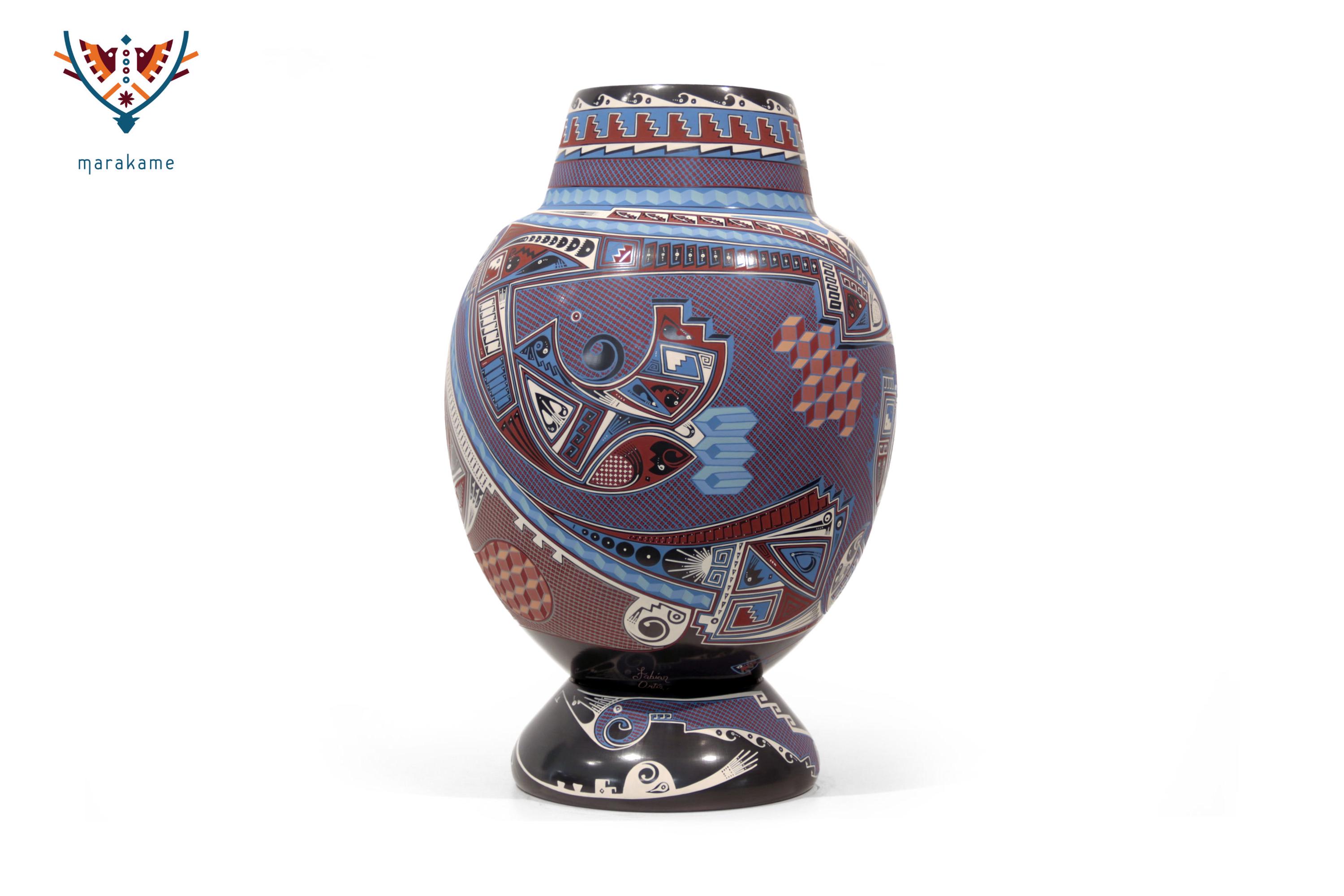 マタ・オルティス陶器 - 模様 - 60 cm、24インチ - 伝統的なメキシコ