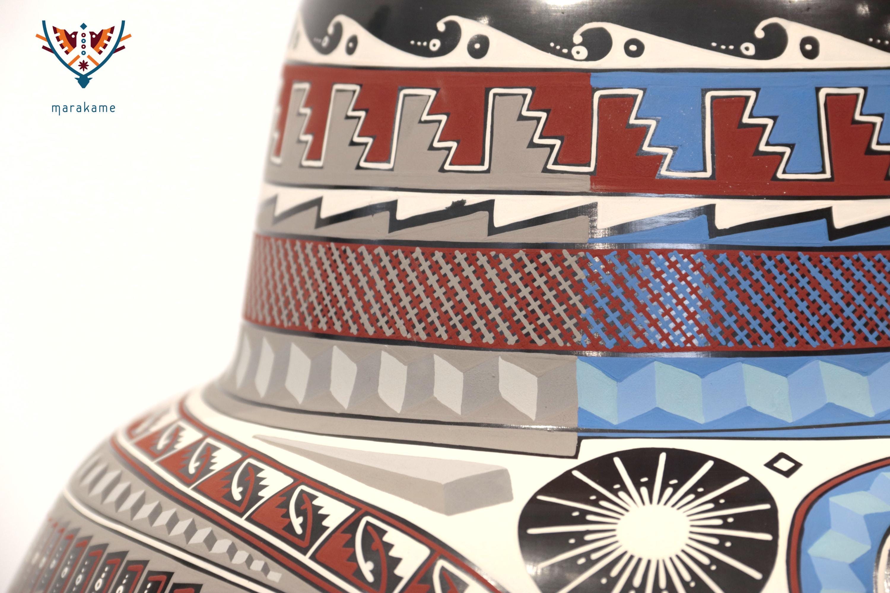 マタ・オルティス陶器 - 模様 - 60 cm、24インチ - 伝統的なメキシコ