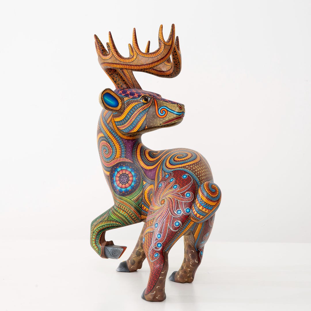 Alebrije - Deer - 29 In. - Mexican Folk Art - Etsy