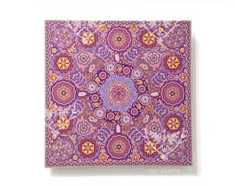 Yarn Painting by Josè Benitez Sanchez, Huichol Art, Tamatsi Maxa