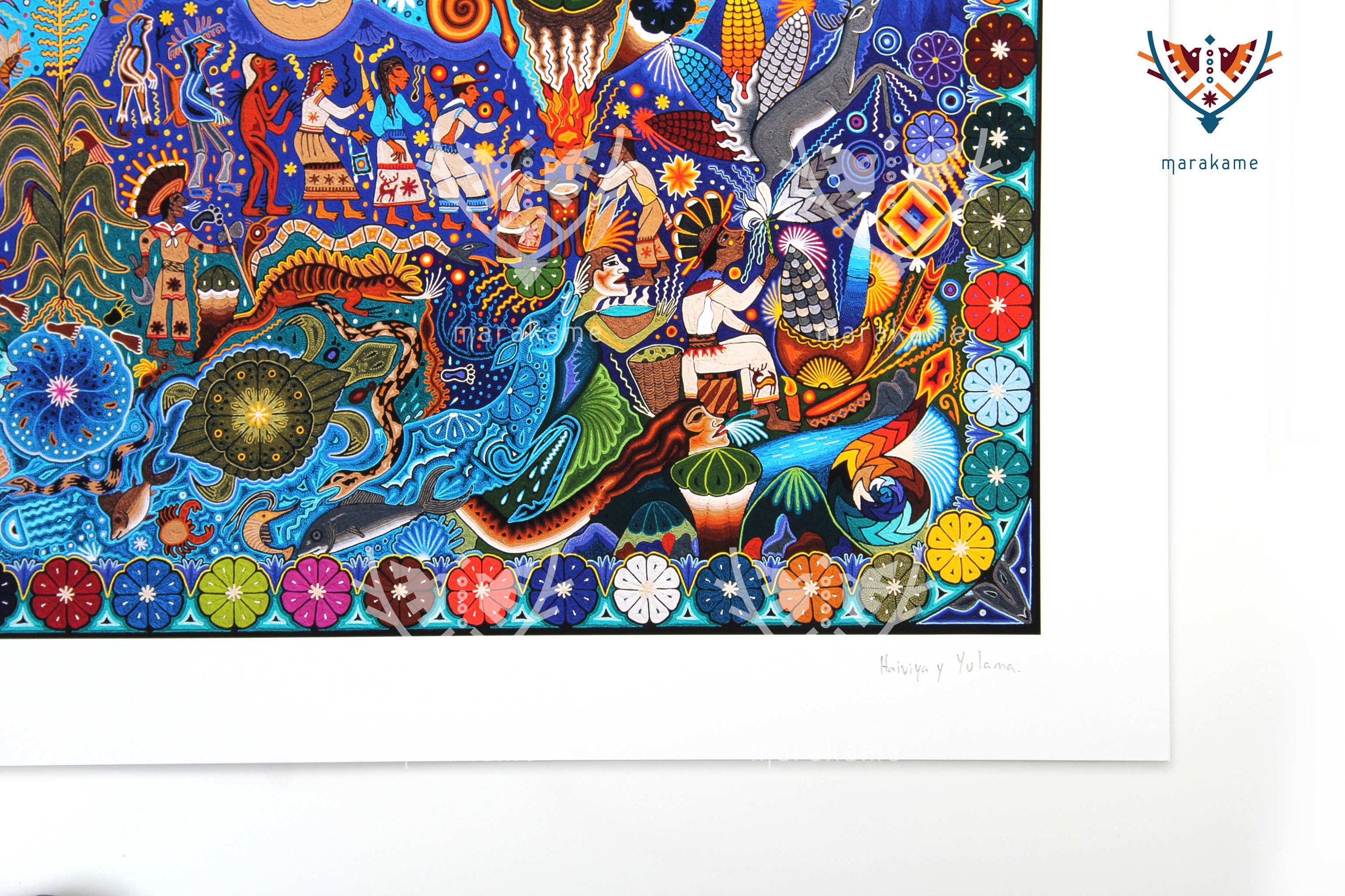 神々の誕生 - 90 x 50.6 cm - 36 x 20 インチ - ファインアート