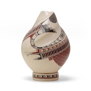 Mata Ortiz Ceramic - Swirl - 23 cm. 9.2 in. - Mexican folk art